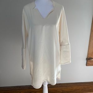 Used! Fair Condition! Zara! Size small! Ivory dress!